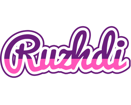 Ruzhdi cheerful logo