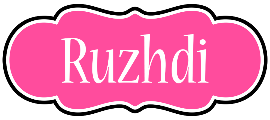 Ruzhdi invitation logo