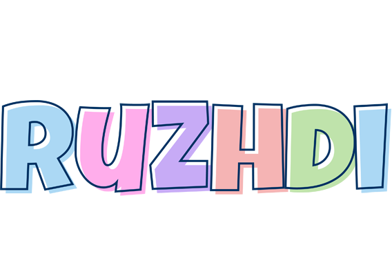 Ruzhdi pastel logo
