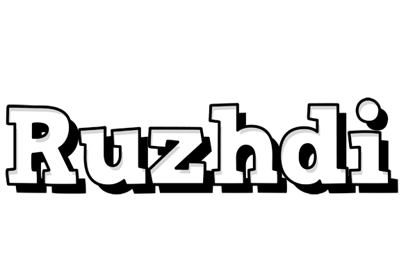 Ruzhdi snowing logo