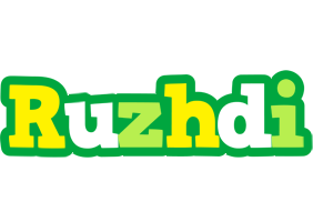 Ruzhdi soccer logo