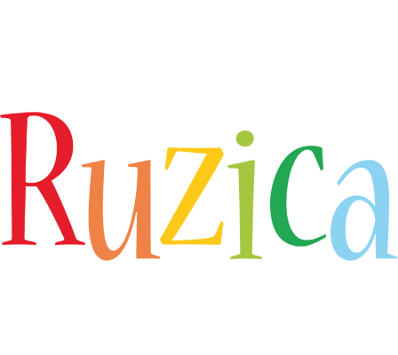 Ruzica birthday logo