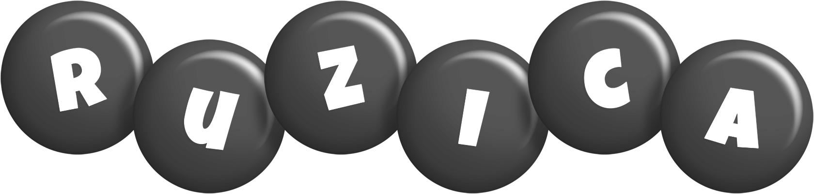 Ruzica candy-black logo