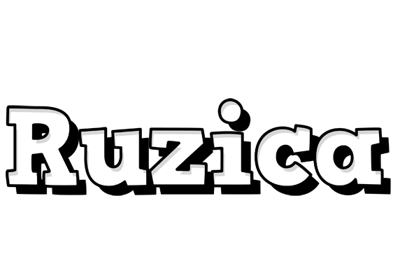 Ruzica snowing logo