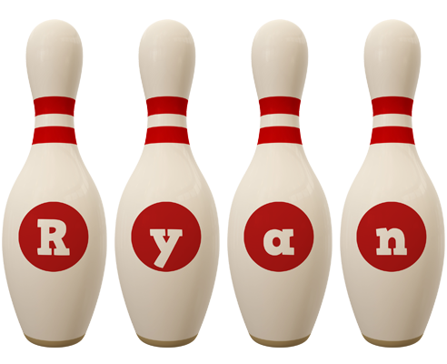 Ryan bowling-pin logo