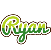 Ryan golfing logo