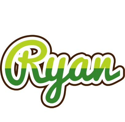 Ryan golfing logo