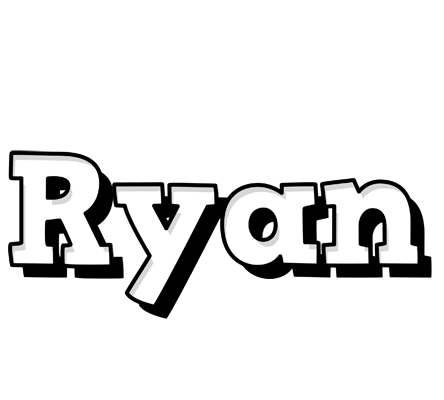 Ryan snowing logo