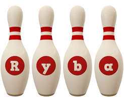 Ryba bowling-pin logo