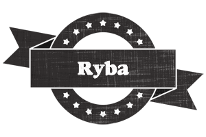 Ryba grunge logo