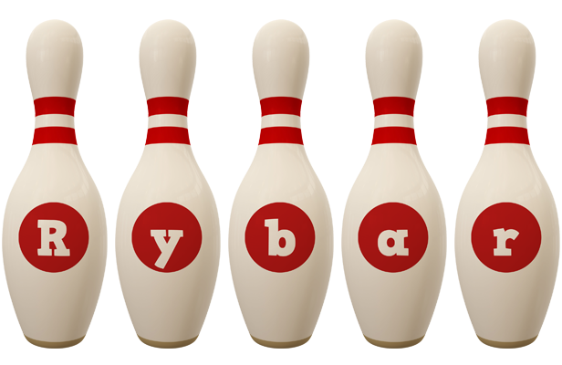 Rybar bowling-pin logo