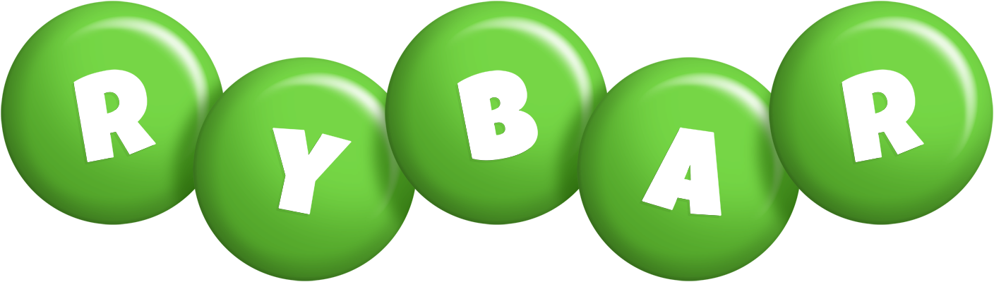 Rybar candy-green logo