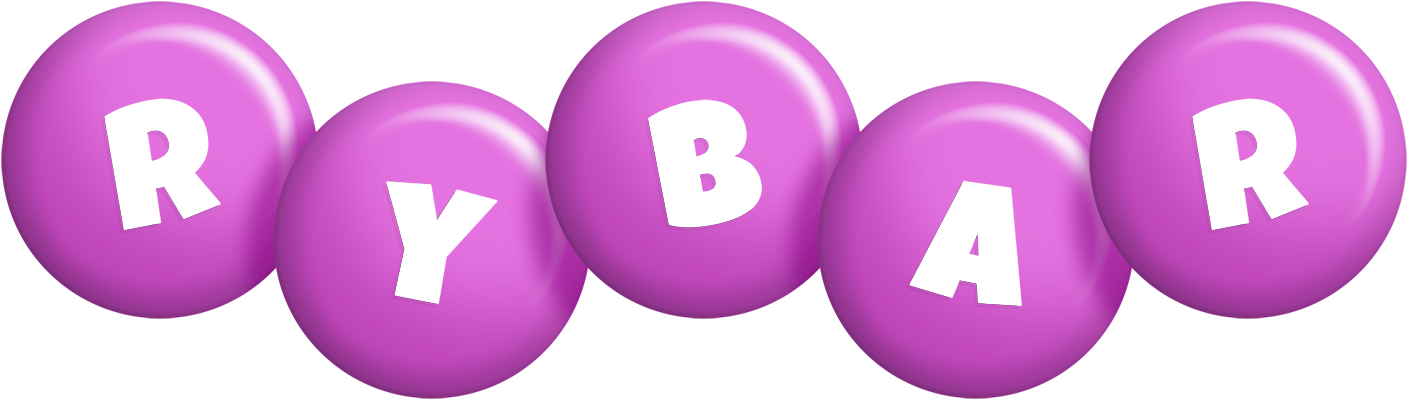 Rybar candy-purple logo