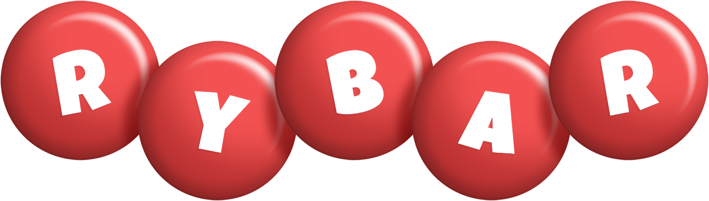 Rybar candy-red logo
