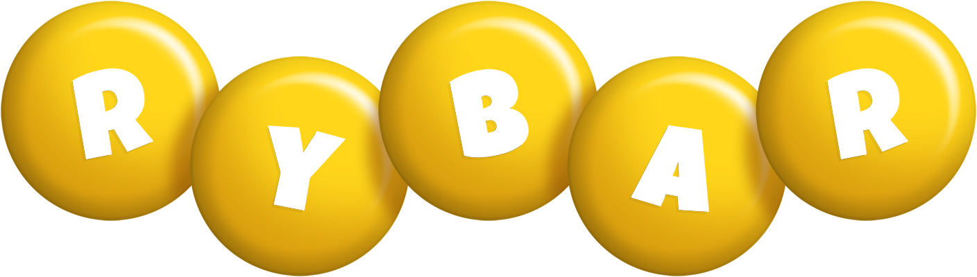 Rybar candy-yellow logo