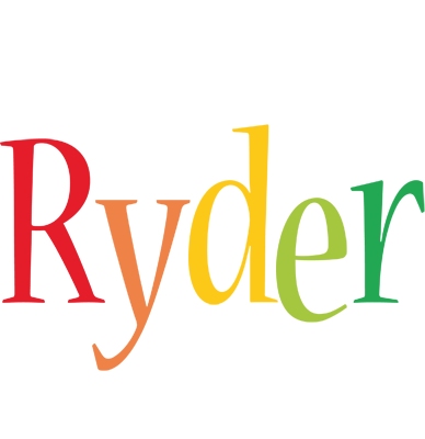 Ryder birthday logo