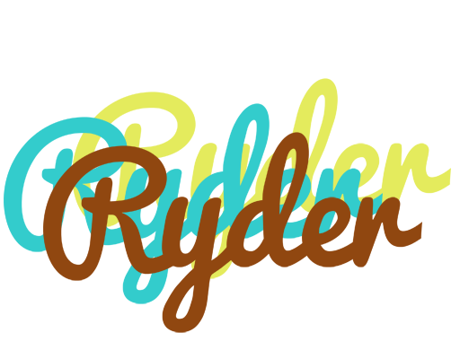 Ryder cupcake logo