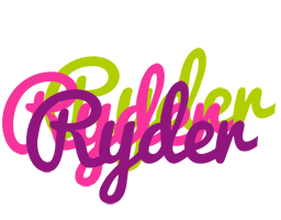 Ryder flowers logo