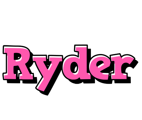 Ryder girlish logo