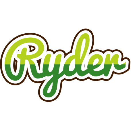 Ryder golfing logo