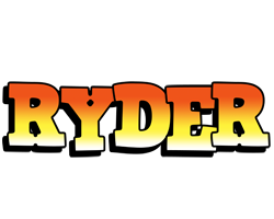 Ryder sunset logo