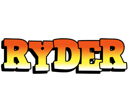 Ryder sunset logo