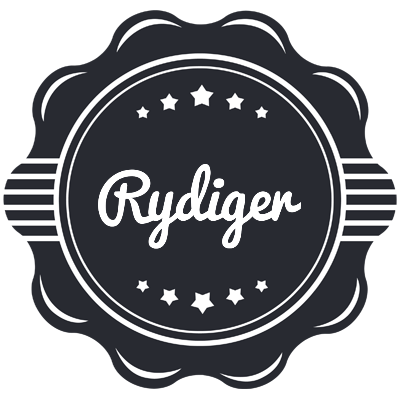 Rydiger badge logo