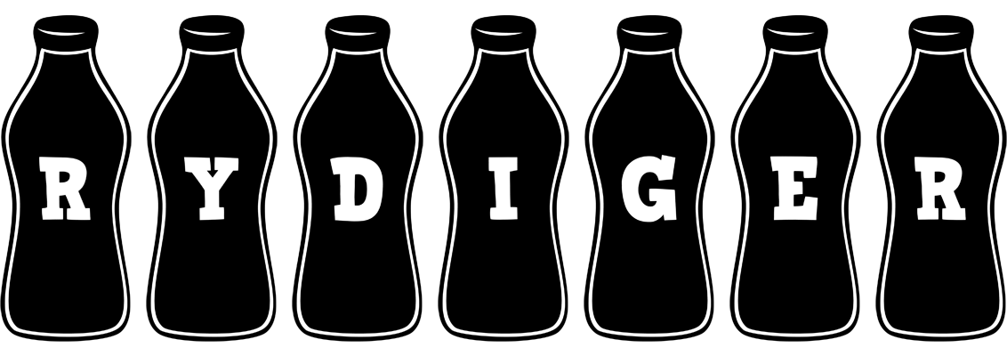 Rydiger bottle logo