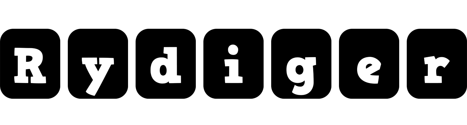 Rydiger box logo