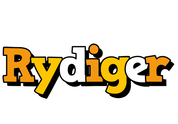 Rydiger cartoon logo