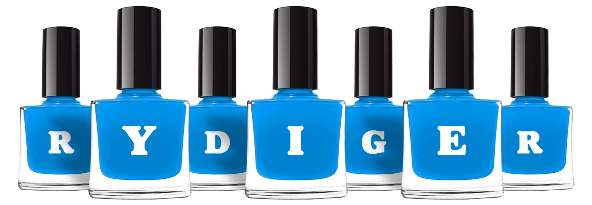 Rydiger glossy logo