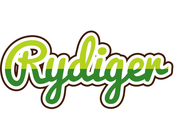 Rydiger golfing logo