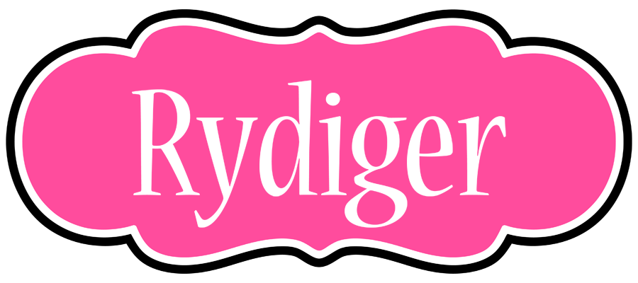 Rydiger invitation logo