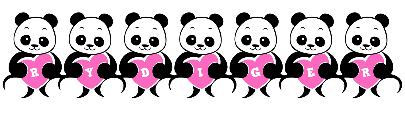 Rydiger love-panda logo