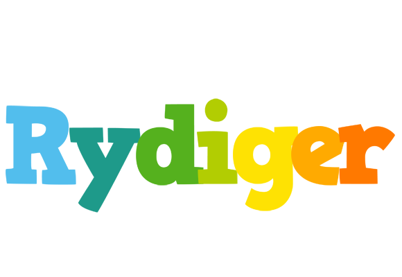 Rydiger rainbows logo