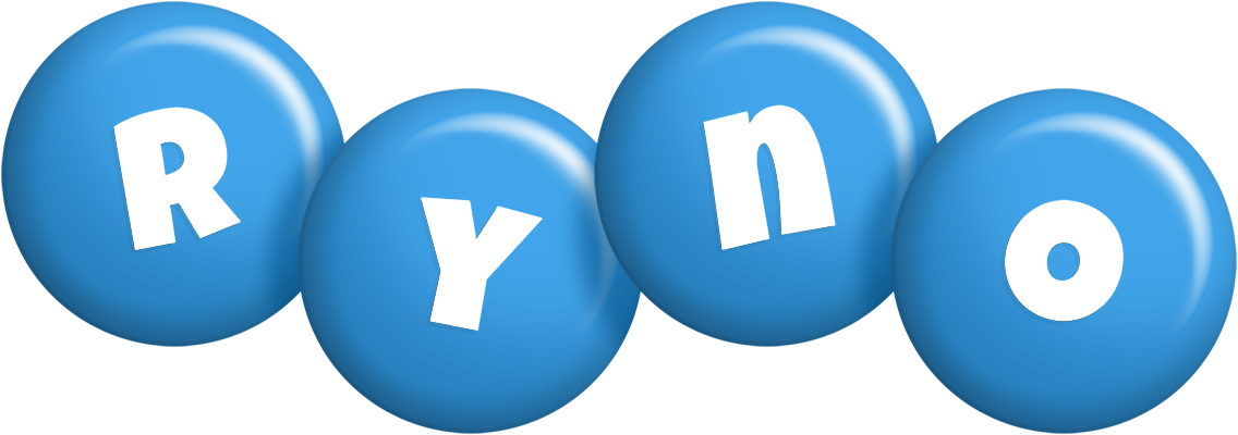 Ryno candy-blue logo