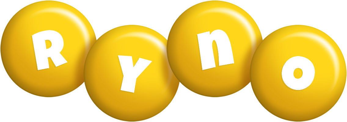 Ryno candy-yellow logo