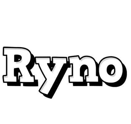 Ryno snowing logo