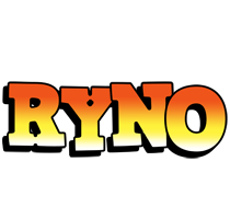 Ryno sunset logo