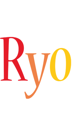 Ryo birthday logo