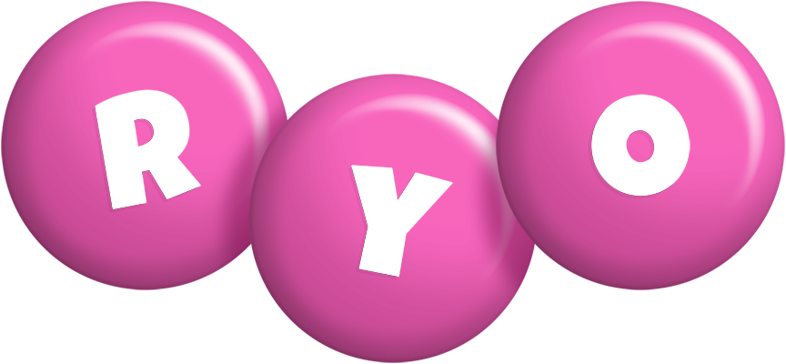 Ryo candy-pink logo