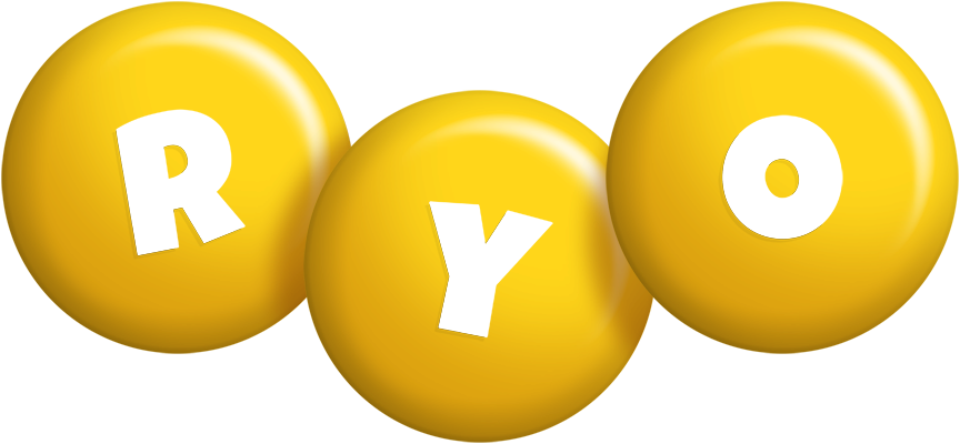 Ryo candy-yellow logo