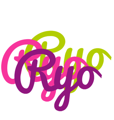 Ryo flowers logo