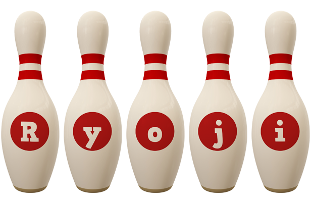 Ryoji bowling-pin logo