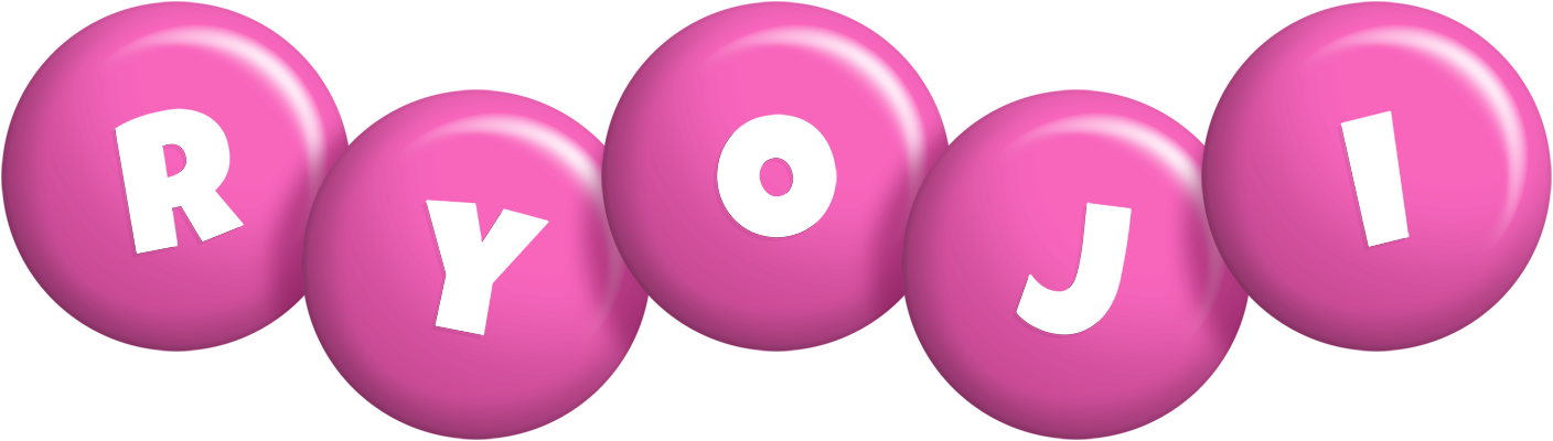 Ryoji candy-pink logo