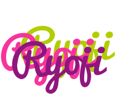 Ryoji flowers logo