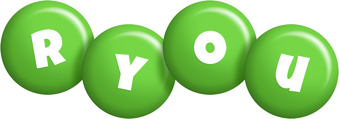 Ryou candy-green logo