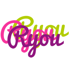 Ryou flowers logo