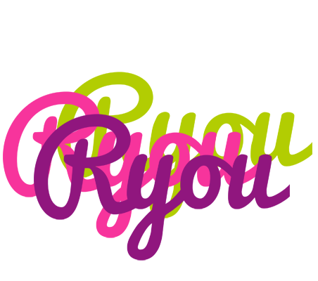 Ryou flowers logo