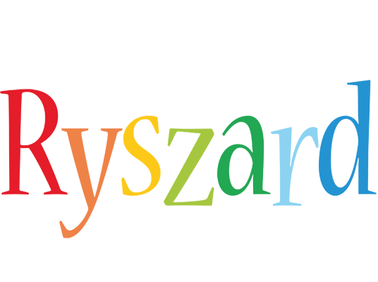 Ryszard birthday logo